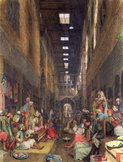 The Bazaar, Cairo, 1872 by John Frederick Lewis